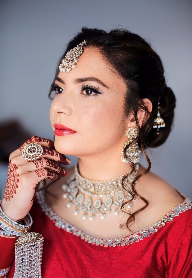 indian bride hair and makeup